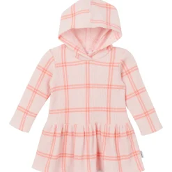 2-Piece Baby Girls Pink Plaid Dress Set