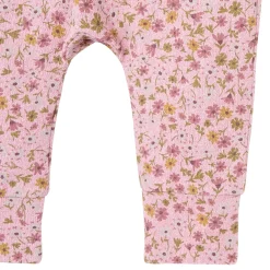 2-Piece Baby Girls Rose Ditsy Floral Hacci Peplum Top and Pants