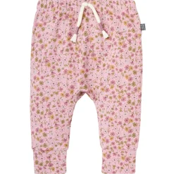 2-Piece Baby Girls Rose Ditsy Floral Hacci Peplum Top and Pants