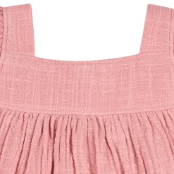 2-Piece Baby Girls Rose Pink Dress and Diaper Cover