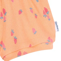 2-Piece Baby Girls Strawberries Bodysuit & Shorts Set