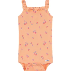 2-Piece Baby Girls Strawberries Bodysuit & Shorts Set