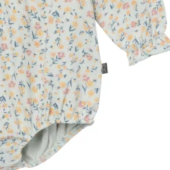 2-Piece Baby Girls Tiny Floral Bubble Romper and Tights