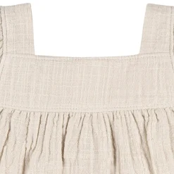2-Piece Baby Girls Warm Grey Dress and Diaper Cover