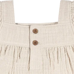 2-Piece Baby Girls Warm Grey Dress and Diaper Cover