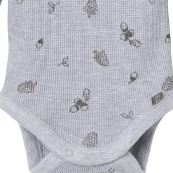 2-Piece Baby Neutral Acorn Grey Heather Bodysuit and Pant Set