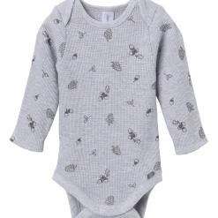 2-Piece Baby Neutral Acorn Grey Heather Bodysuit and Pant Set