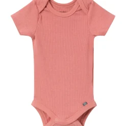 4-Piece Baby Neutral Beige Lobster Short Sleeve Bodysuits and Shorts Set