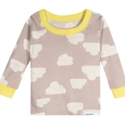 4-Piece Baby Neutral Clouds Pajamas Sets