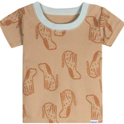 4-Piece Baby Neutral Dogs Pajamas Sets