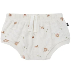 4-Piece Baby Neutral Horse Barn Short Sleeve Bodysuits and Shorts Set