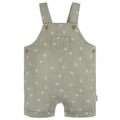 2-Piece Baby Neutral Palms Cotton Gauze Overall Romper and T-Shirt Set