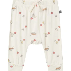 4-Piece Baby Neutral Pasta Dinner Bodysuits and Pants Viscose Set