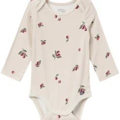 4-Piece Baby Neutral Plums Viscose Bodysuits and Pants Set