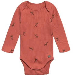 2-Piece Baby Neutral Red Moose Bodysuit and Pant Set