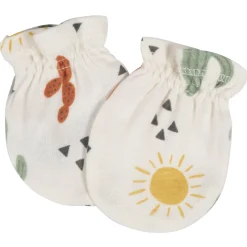 8-Piece Baby Neutral Southwest No Scratch Mittens & Caps Set