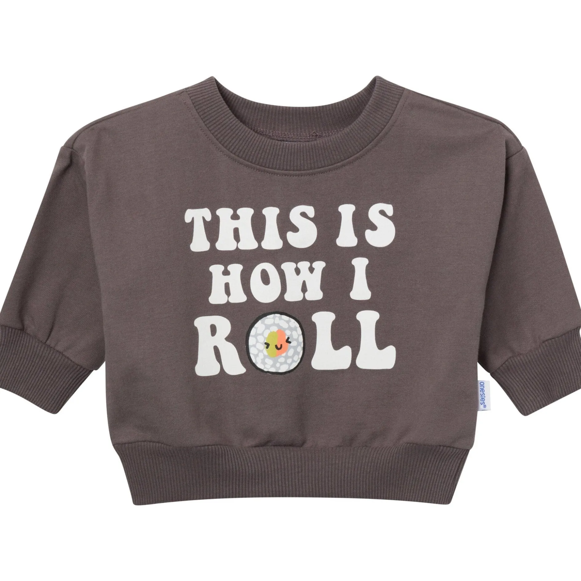 2-Piece Baby Neutral Sushi Roll Sweatshirt Set