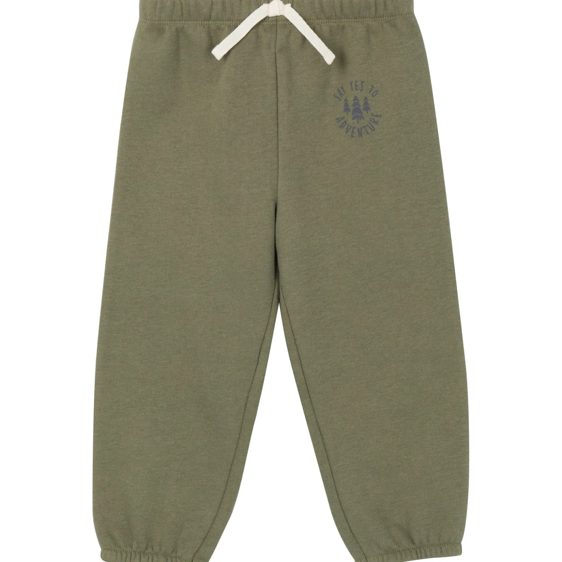 2-Piece Baby & Toddler Boys Olive Adventure Sweatshirt & Pant Set
