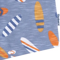 2-Piece Baby & Toddler Boys Surfboard T-Shirt and Shorts Set