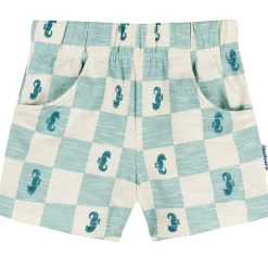2-Piece Baby & Toddler Boys Teal Seahorse T-Shirt and Shorts Set