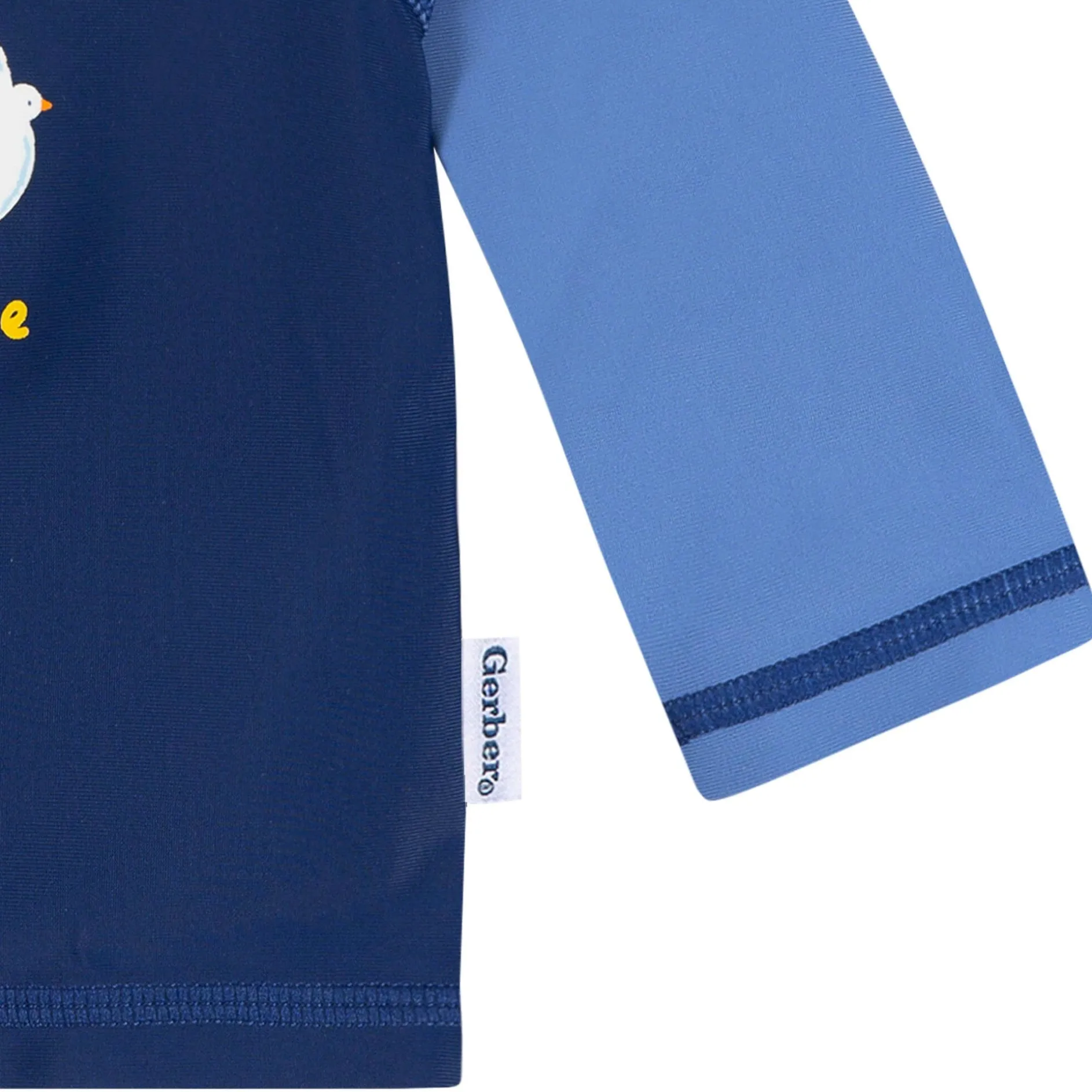2-Piece Baby & Toddler Boys UPF 50+ Seagulls Rash Guard & Swim Trunks Set