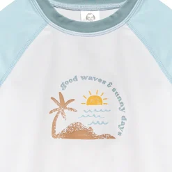 2-Piece Baby & Toddler Boys UPF 50+ Surf Rash Guard & Swim Trunks Set