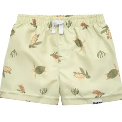 2-Piece Baby & Toddler Boys UPF 50+ Turtles Rash Guard & Swim Trunks Set