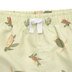 2-Piece Baby & Toddler Boys UPF 50+ Turtles Rash Guard & Swim Trunks Set