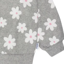 2-Piece Baby & Toddler Girls Big Daisies Sweatshirt & Pant Set