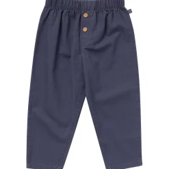 2-Piece Boys Blue Plaid Shirt and Pant Set