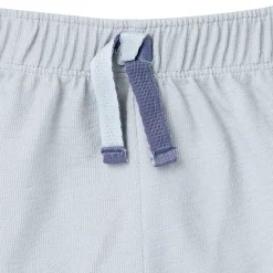 2-Piece Boys Blue Sailboat Polo Shirt and Shorts Set