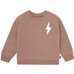 2-Piece Boys Lightning Brown Sweatshirt and Jogger Set