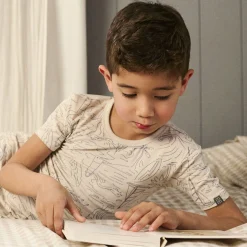 4-Piece Boys Maine Coast Viscose Snug Fit Pajama Set