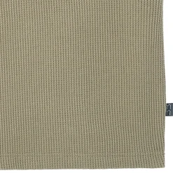 2-Piece Boys Muted Olive Johnny Collar Shirt and Shorts Set