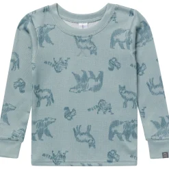 2-Piece Boys Woodland Animals Snug Fit Pajama Set