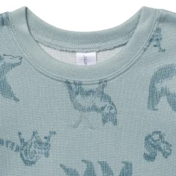 2-Piece Boys Woodland Animals Snug Fit Pajama Set