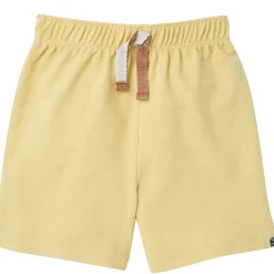 2-Piece Boys Yellow Palm Tree Polo Shirt and Shorts Set