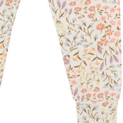 4-Piece Girls Floral Garden Viscose Snug Fit Pajama Set