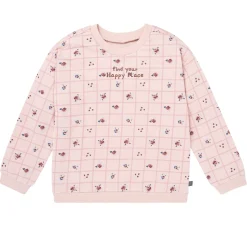 2-Piece Girls Happy Place Sweatshirt and Jogger Set