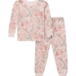 2-Piece Girls Horses Snug Fit Pajama Set