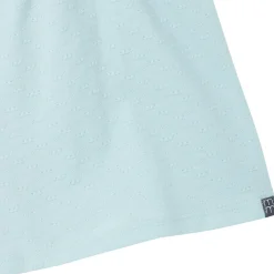 2-Piece Girls Misty Blue Eyelet Top and Shorts Set