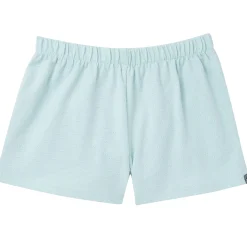 2-Piece Girls Misty Blue Eyelet Top and Shorts Set