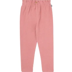 4-Piece Girls Rose Henley Tops and Paperbag Pants Set
