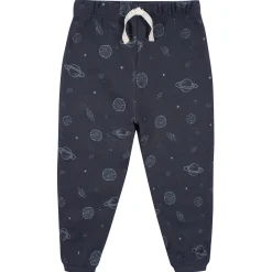 2-Piece Infant and Toddler Boys Navy Space Sweatshirt & Pant Set