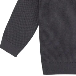 2-Piece Infant and Toddler Boys Charcoal Sweater Knit Set