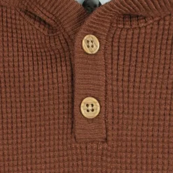 2-Piece Infant and Toddler Boys Rust Sweater Knit Set