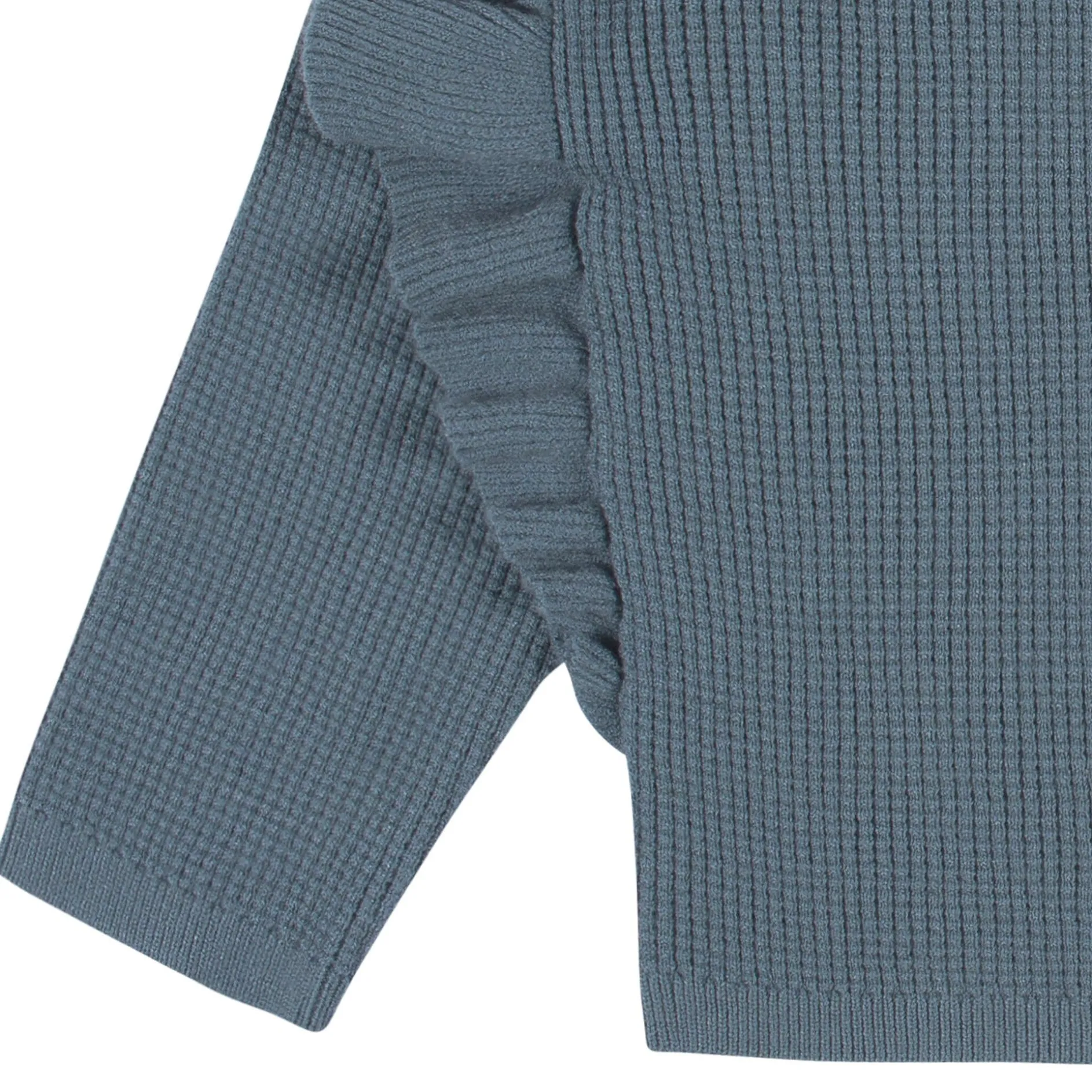 2-Piece Infant and Toddler Girls Teal Sweater Knit Set