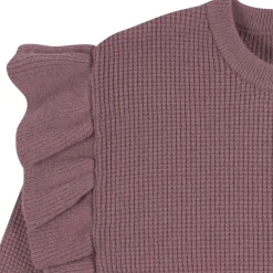 2-Piece Infant and Toddler Girls Mauve Sweater Knit Set