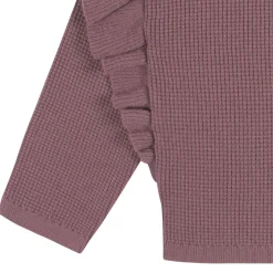 2-Piece Infant and Toddler Girls Mauve Sweater Knit Set