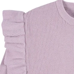 2-Piece Infant and Toddler Girls Lavender Sweater Knit Set